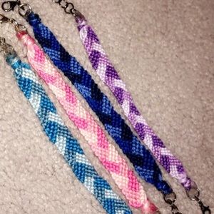 3 Pack Friendship Bracelets